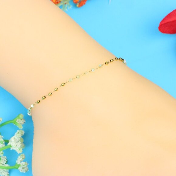 Elegant Handmade Anklet – Perfect for Women & Girls | Ideal Gift Option, DYC1385 - Picture 5 of 8